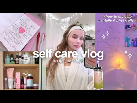 SELF CARE VLOG 💌🧘🏼&zwj;♀️ skincare, journaling, yoga &amp; wellness