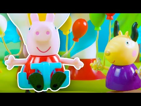 Peppa Pig's Balloon Bonanza | Let's Play With Peppa Pig Toys | @PeppaPigOfficial