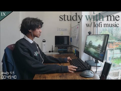 study with me live pomodoro 5 hours *lofi music*