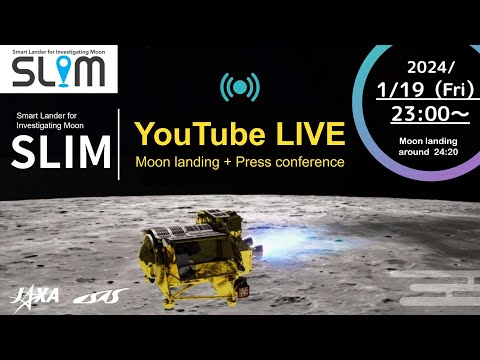 SLIM Moon Landing Live &amp; Press Conference