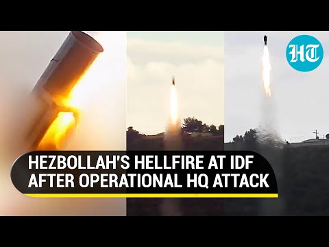 Hezbollah Burns Israeli Army Posts After IDF Bombs Its Operational Headquarters | Watch