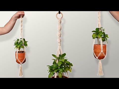 Macrame Plant Hanger For Beginners (Easy DIY Tutorial!)