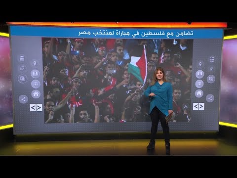 القبض على مشجع مصري لرفعه علم فلسطين في مباراة منتخب مصر الأولمبي