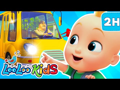 Wheels On The Bus and 2 Hours of KIDS SONGS with LooLoo Kids Nursery Rhymes