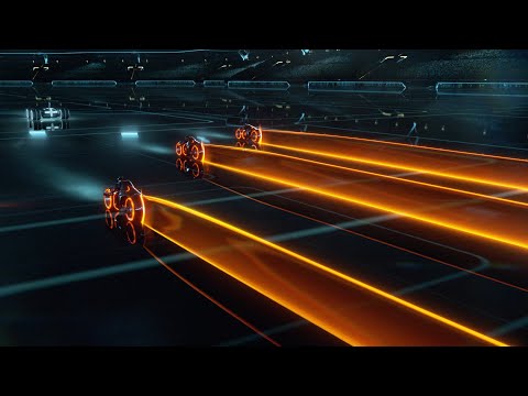 Daft Punk - Fall (DJ DLG Lazor Remix Music Video)(from the movie TRON: Legacy)[Full 1080 HD]