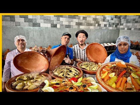 Alibaba and 400 Tagines 🇲🇦 Massive Street Food of Khouribga, Morocco