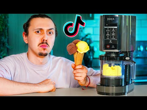 Je teste la machine &agrave; glace qui a enflamm&eacute; Tik Tok