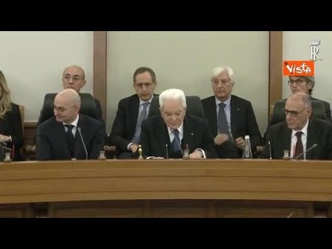 Elezione vicepresidente Csm, Mattarella: &quot;Consiglio organo di garanzia per l'indipendenza della...