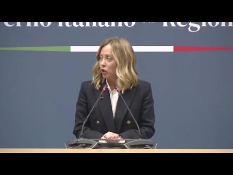 Meloni: &amp;quot;Abbiamo messo insieme la gestione dei Fondi di Coesione e del Pnrr&amp;quot;