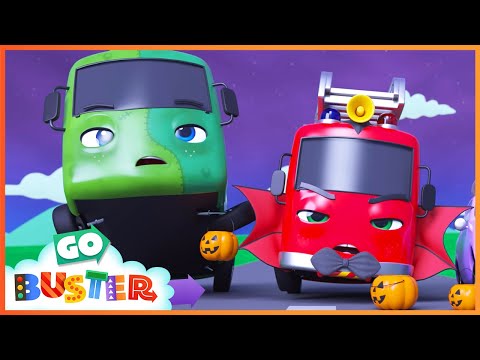 Naughty Bandit Halloween Costume Mix Up | Go Buster | Baby Cartoon | Kids Video