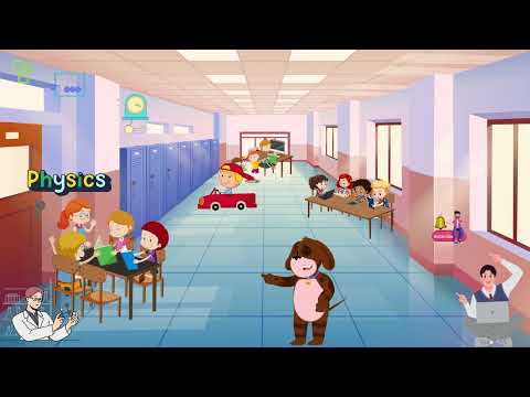 Introduction to Newton's Laws of Motion with WackyWonderKids Animated Cartoons Explain Physics Story