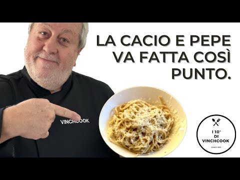 LA CACIO E PEPE VA FATTA COS&Igrave;, AND STOP