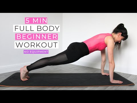 5 Min Full Body Strength Workout for Beginners No equipment