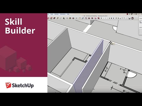 Drawing Interior Walls in SketchUp - Skill Builder