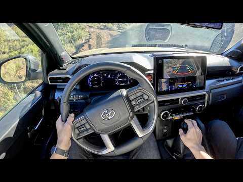 2024 Toyota Tacoma TRD Offroad (6-Speed Manual) - POV Trail Driving Impressions