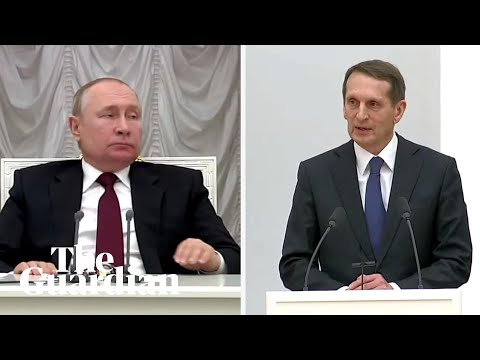 'Speak directly!': Putin has tense exchange with his chief spy