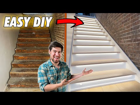 Dramatic Stair Makeover with Animated LEDs ... Surprisingly Easy