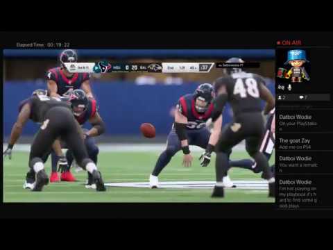 Footballville Game On Madden20 Texans vs Ravens