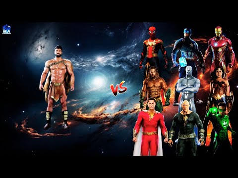 Zeus Vs Marvel and DC | Two Round Fight | Zeus vs avengers | Zeus vs dc