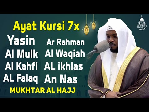 Ayat Kursi 7x, Surah Yasin, Ar Rahman, Al Waqiah, Al Mulk, Al Kahfi, AIkhlas, AL Falaq, An Nas