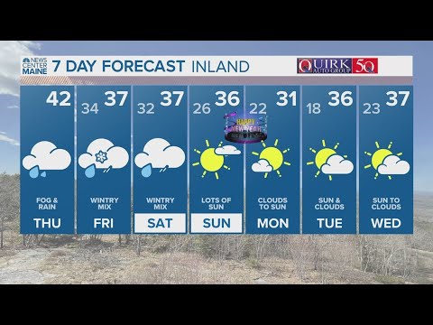 NEWS CENTER Maine Weather Video Forecast