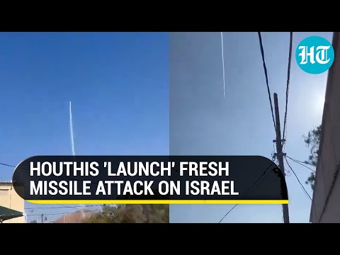 Houthis 'Fire' Long-range Missile Towards Israel; Fresh Clashes In Red Sea Amid Tensions | Watch