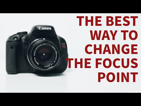 How to change your focus point on canon cameras