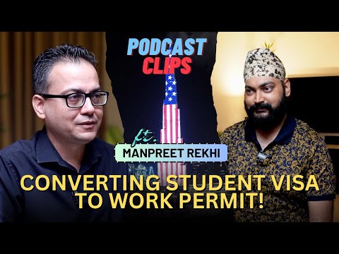 Process of getting student visa (F1) &amp; OPT | Wali Khan Podcast Clip