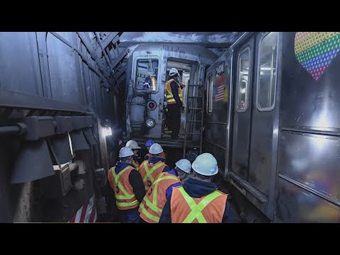 Over 2 dozen hurt in subway crash, derailment in New York