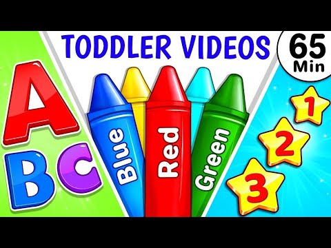 Learn ABC For Toddlers &amp; Babies | Learn The Alphabets, Colors For Kids | Fun Toddler Learning Video