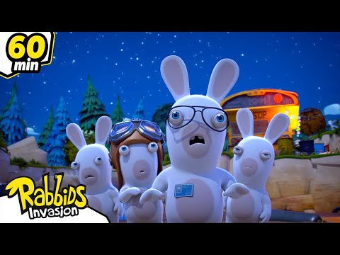 Compilaci&oacute;n 1h Los Rabbids se encuentran con Aliens | Dibujos animados para ni&ntilde;os