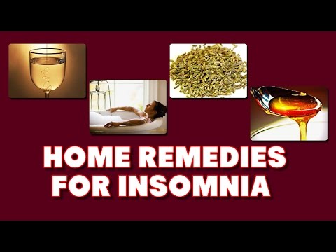 4 Home Remedies For Insomnia