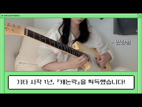 직장인의 기타 레슨 1년 성장기