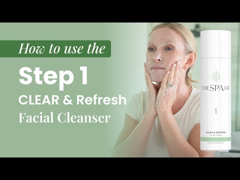 Step 1 of your New Skincare Routine: The Spa Doctor's Clear &amp; Refresh Facial Cleanser