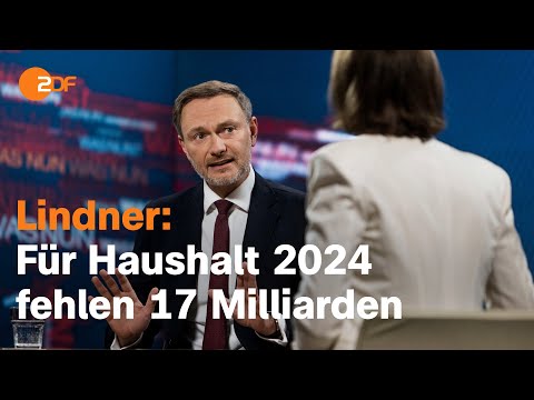 Bundesfinanzminister Lindner zum Haushalt 2024 | Was nun?