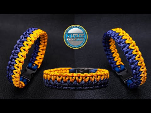 Learn How to Make a Paracord Bracelet Beautiful Elegant Thin Paracord Solomon Cobra Modified Knot