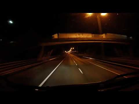 ASMR Night Truck Driving 1.5 Hours