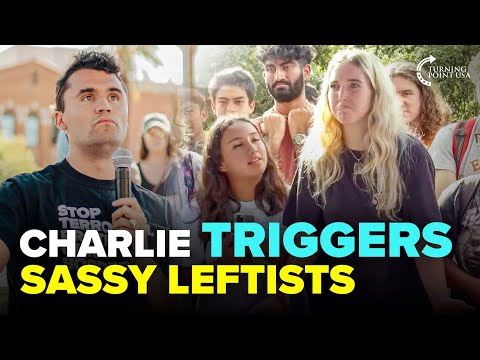 Charlie Kirk TRIGGERS Sassy Leftist College Students 👀🔥