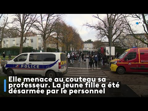 Menace au couteau dans un coll&egrave;ge &agrave; Rennes. La jeune fille a &eacute;t&eacute; d&eacute;sarm&eacute;e par le personnel