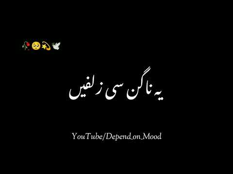 Ye Nagin si Zulfein | NFAK Song | Black Screen Whatsapp Status