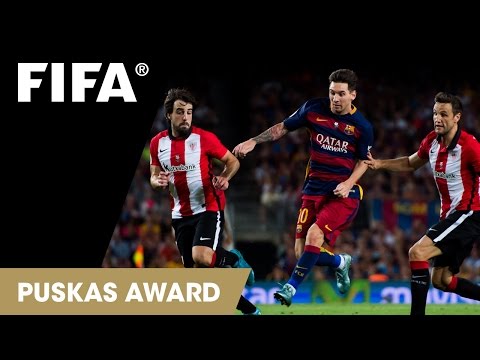 Lionel Messi goal | FIFA Puskas Award 2015 Nominee