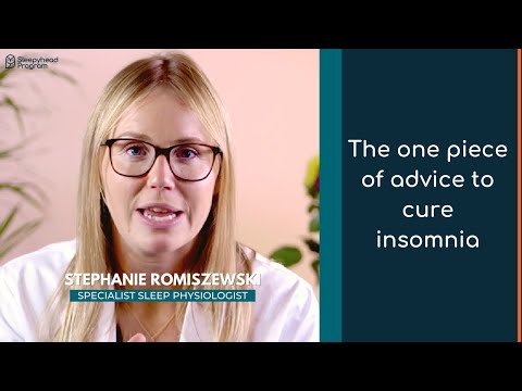 Sleep expert gives the BEST ADVICE to cure insomnia | You will be surprised!