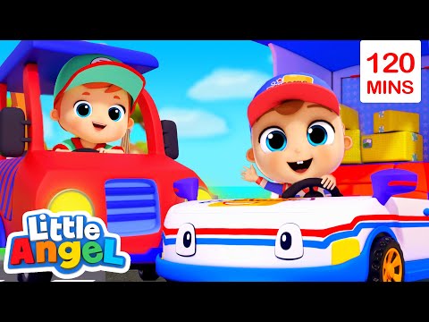 Wheels On The Truck + More  Kids Songs &amp; Nursery Rhymes by Little Angel