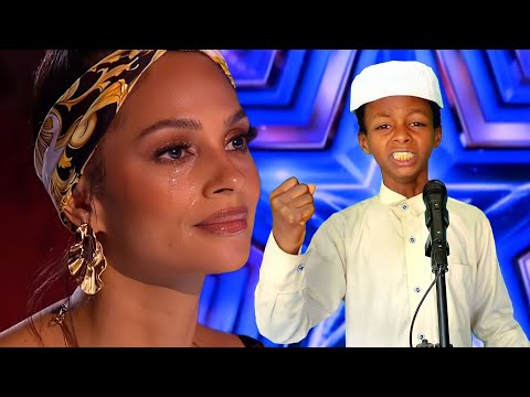 A child cries the American jury with a song about Jerusalem and gets the golden buzzer AGT 2023