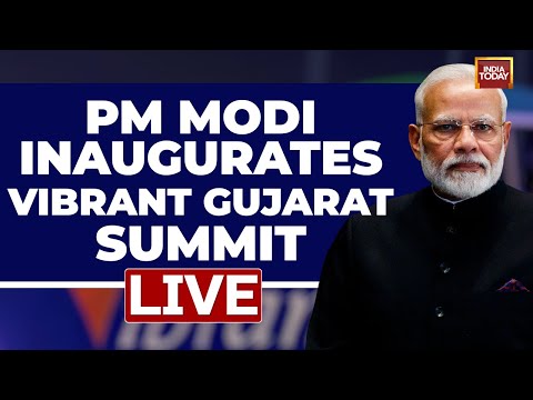 PM Modi LIVE: PM Narendra Modi Inaugurates Vibrant Gujarat Global Summit | Gujarat Global Trade Show