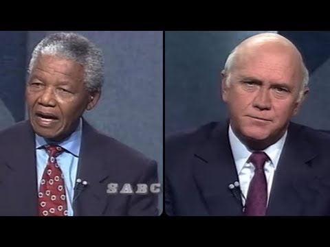 De Klerk, Mandela pre-election debate rebroadcast, 14 April 2019