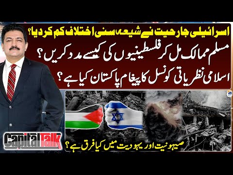 How should Muslim countries work together to help the Palestinians? - Hamid Mir - Capital Talk