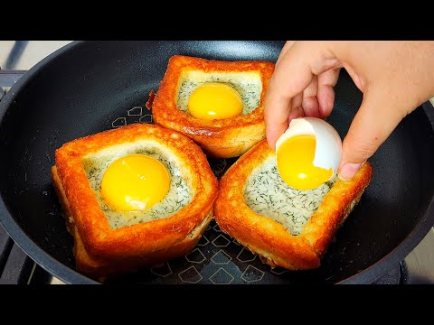 Don't fry eggs until you see this technique take over the world! egg toast recipe