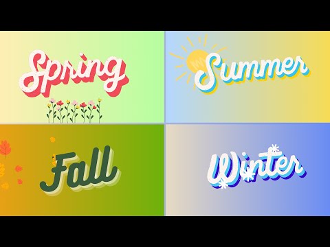 FOUR SEASONS | KIDS VOCABULARY |FOR KIDS