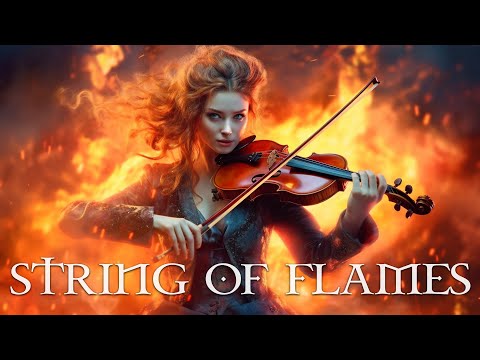 &quot;STRING OF FLAMES&quot; Pure Dramatic 🌟 Most Powerful Violin Fierce Orchestral Strings Music